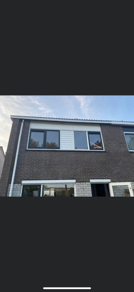 Schuifpui met horizontale roeden